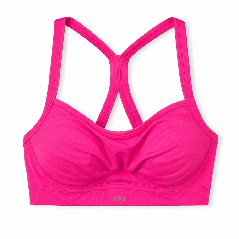 Victoria's Secret PINK Sports Bra Women's 32C Built-In Cups‎ Athletic Activewear